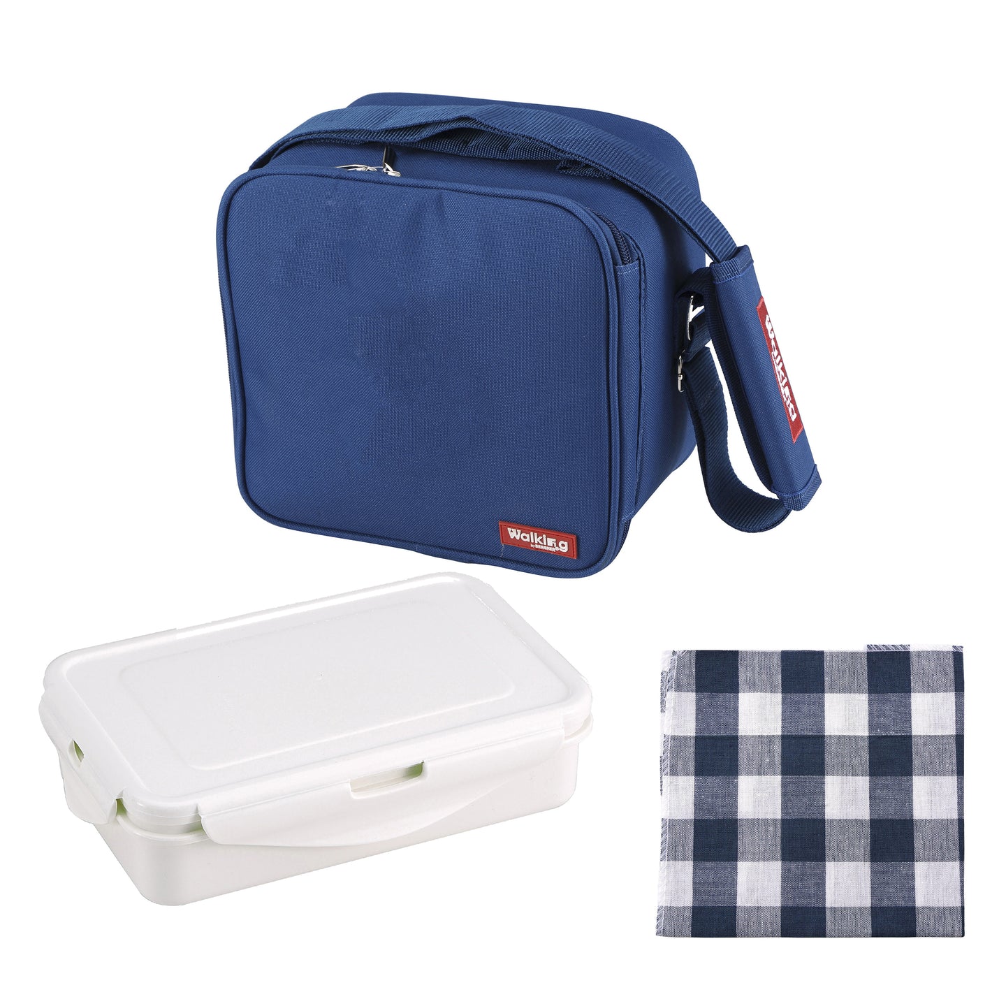 Bolsa porta alimentos con tápers 23x22x13.5 cm Bergner (3)